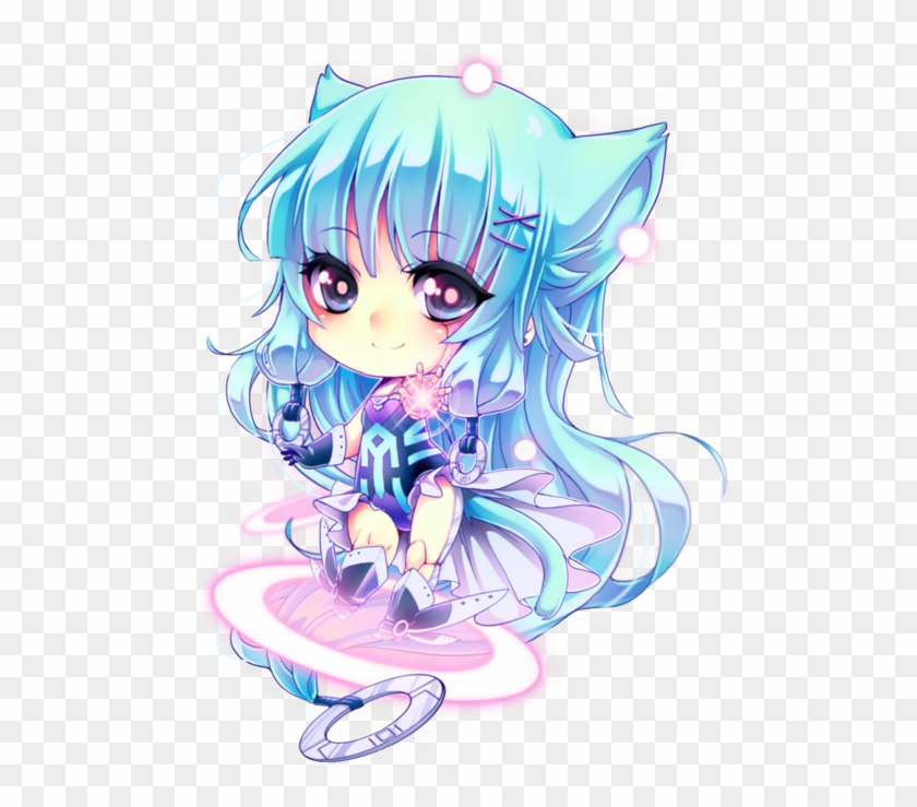 Rereloaded By Kishishiotani - Chibi Cat Girl Png #787990