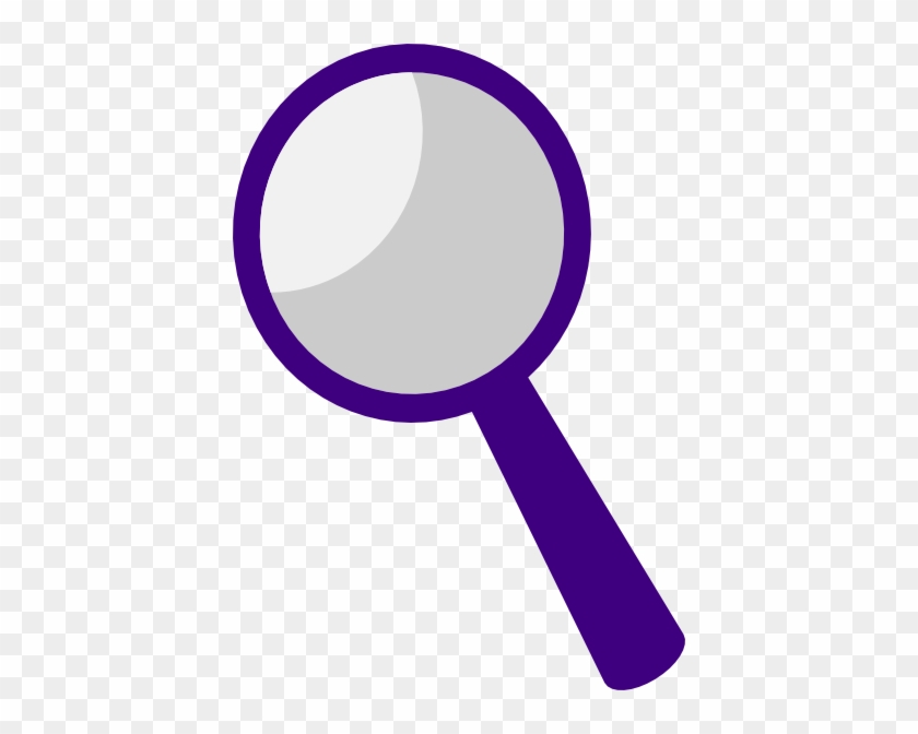 Magnifying Glass Clip Art At Clker - Magnifying Glass Icon Purple #788014