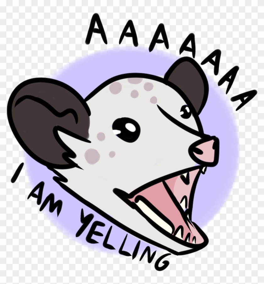 Aaaaaaaaaaaaaaaaaaaaaaaa I Am Yelling - Opossum #788034