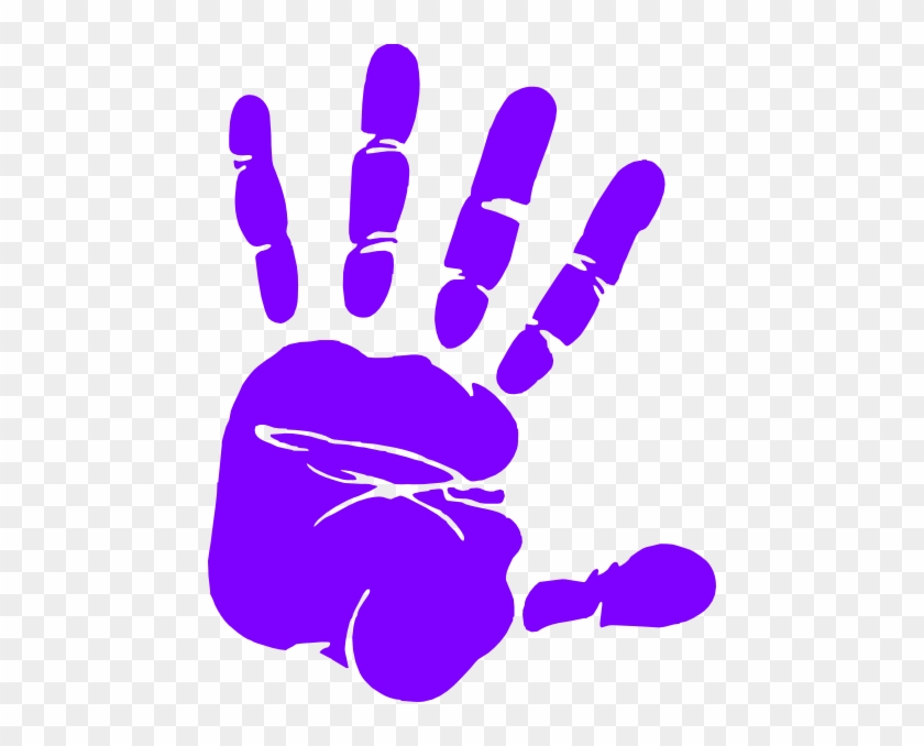 Hand Print Blue #788134