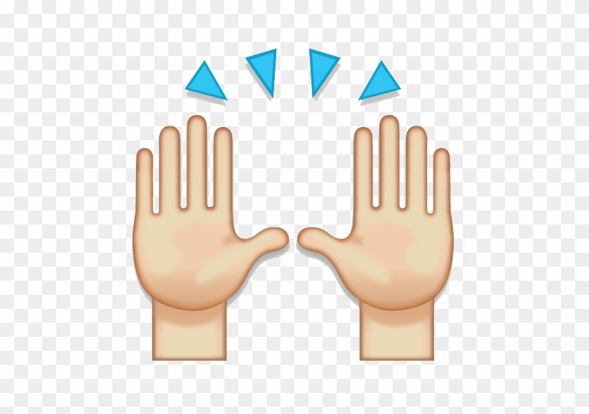 Hand Clipart Emoji - Praise Hands Emoji Png #788157