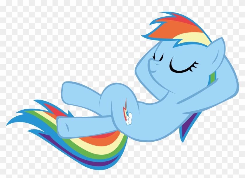 Lazy Rainbow Dash By Svezate Lazy Rainbow Dash By Svezate - Mlp Blue Earth Pony Base #788168