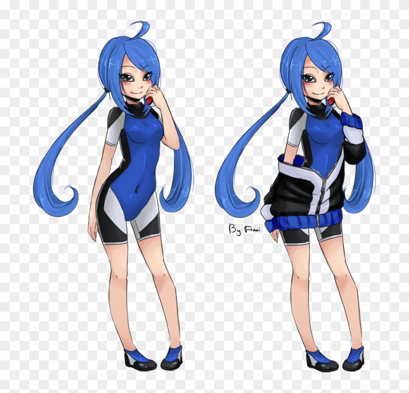 Pokemon Trainer By Fimii - Blue Haired Pokemon Trainer #788276