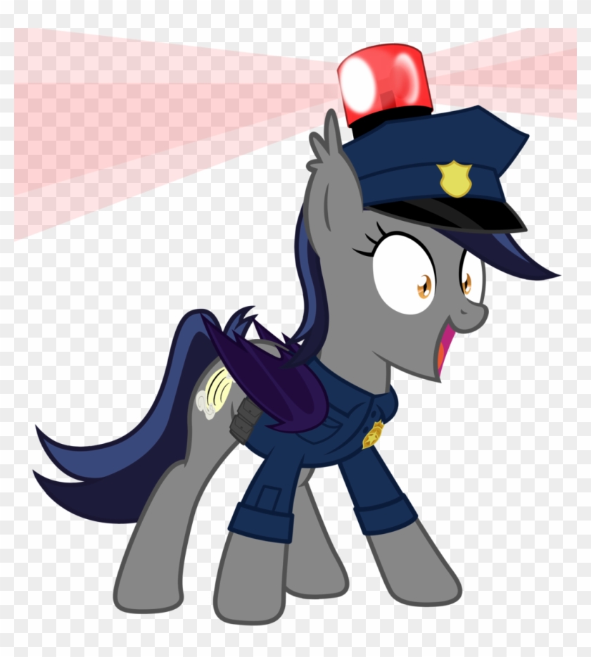 Echo Police Bat Pony By Vectorvito Echo Police Bat - My Little Pony Police #788284