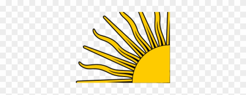 Sunshine Clipart Quarter - Middle Of The Argentina Flag #788292