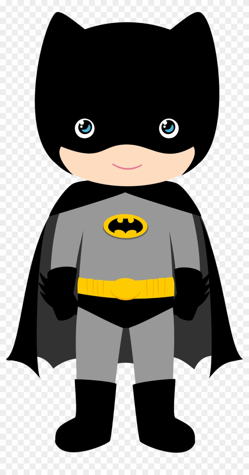 Characters Of Batman Kids Version Clip Art - Batman Baby - Free Transparent  PNG Clipart Images Download