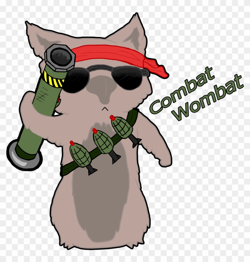 Wombat Clipart Angry - Combat Wombat #788421