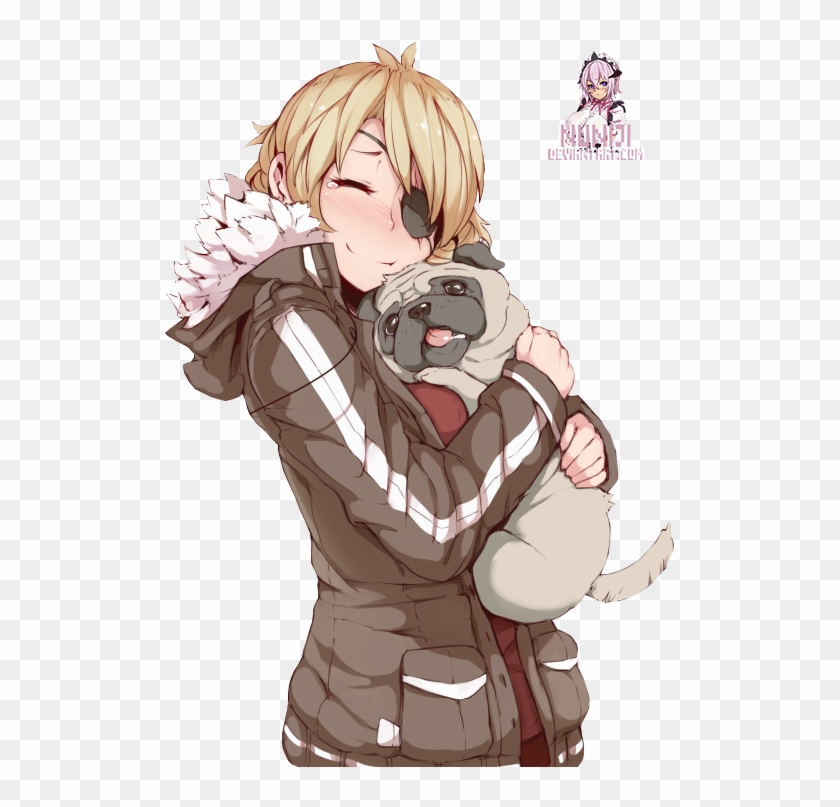 Height=510]http - //fc04 - Deviantart - Net/fs7 Png - Anime Girl With Pug #788542