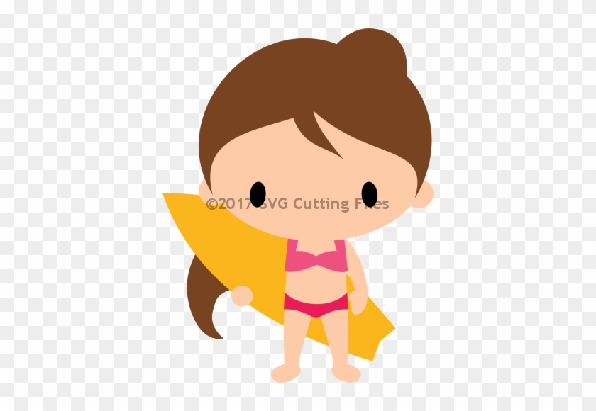 #pp-3156 Chibi Surfer Girl - Cartoon #788558