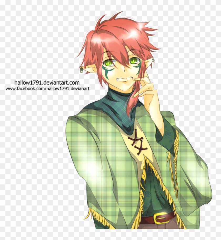 Commission Point ~ Elf Boy Nairen By Hallow1791 - Anime Christmas Elf Boy #788562