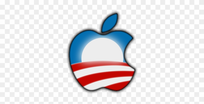Barack Obama Apple Logo By Theironlion - Iron Man Apple #788615