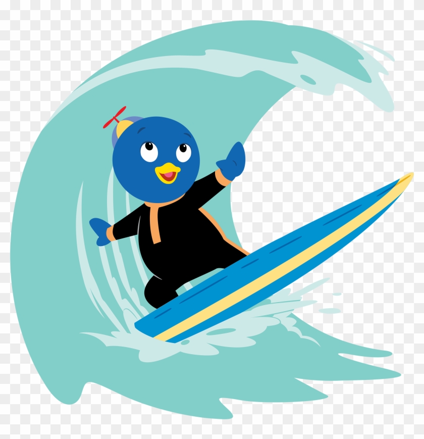 The Backyardigans Beach Bonanza Pablo Surfing - Backyardigans Surfer Pablo #788668
