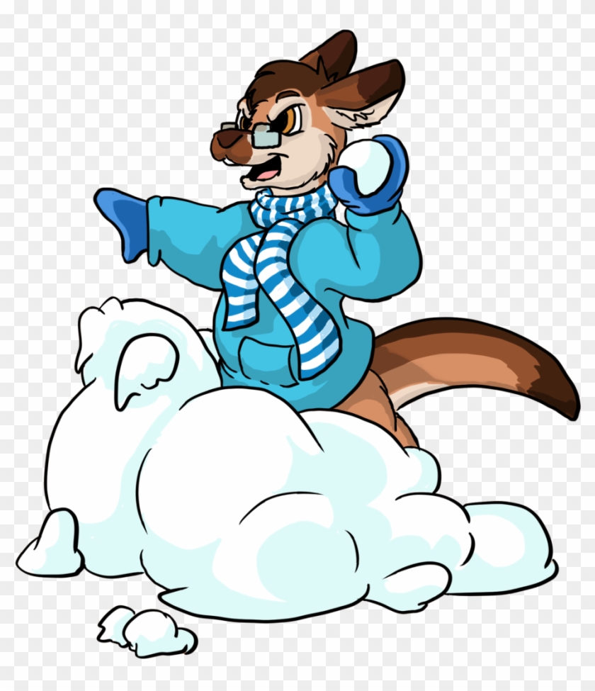 Snowball Fight Brooklynx - Cartoon #788651