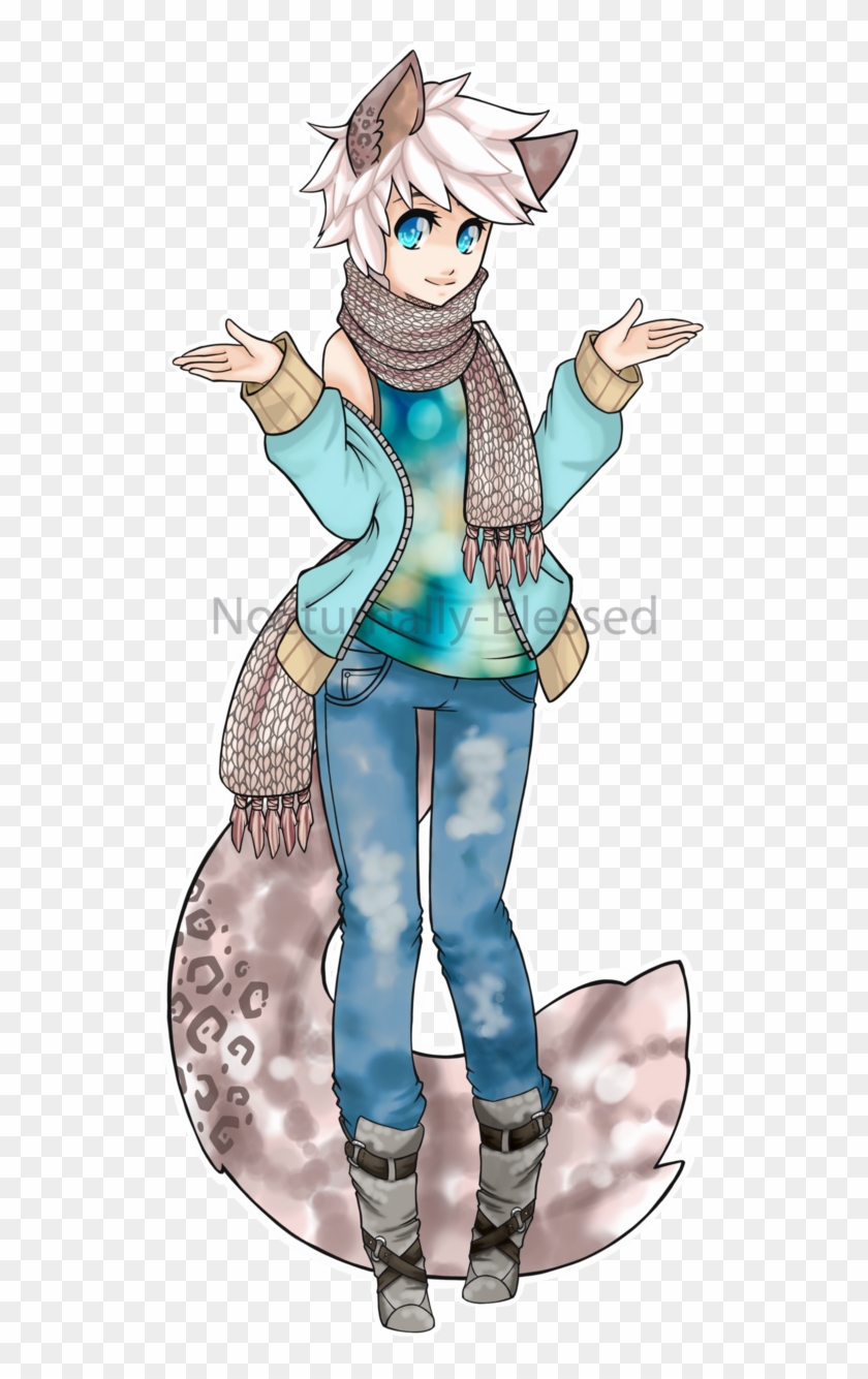 Leopard Uke - Closed - - By Nocturnally-blessed - - Uke Anime Boy Base -  Free Transparent PNG Clipart Images Download