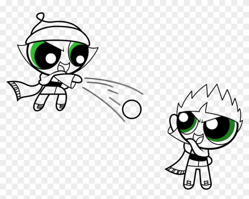 Bc X Butch-snowball Fight 1/2 - Cartoon #788665