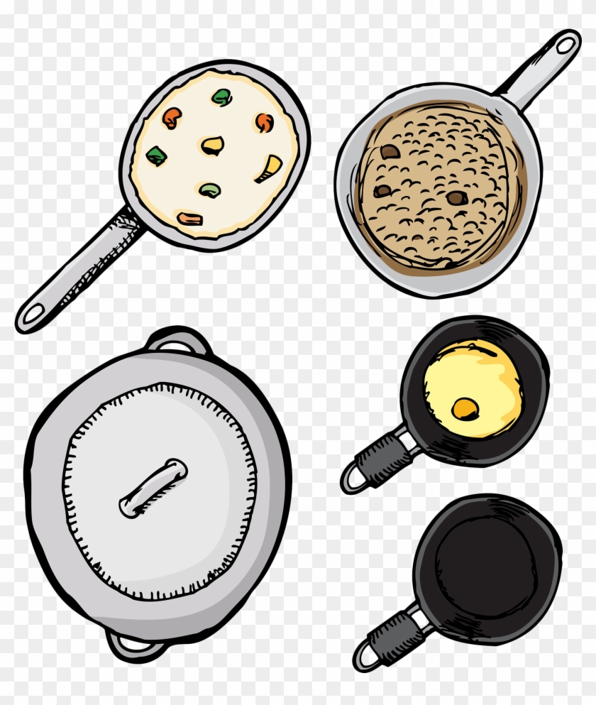 Frying Pan Clip Art - Frying Pan Clip Art #788863