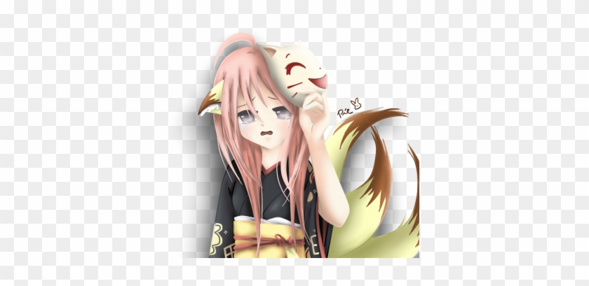 Nine Tail Fox Girl Anime By Piepienyo - Anime Girls With Tails #788711