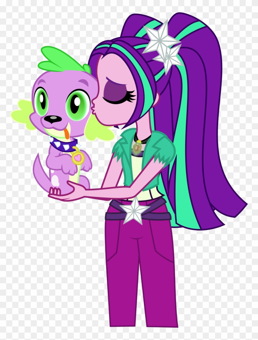 Cute, Equestria Girls, Eyes Closed, Interspecies, Kissing, - Aria Blaze Kissing #788714