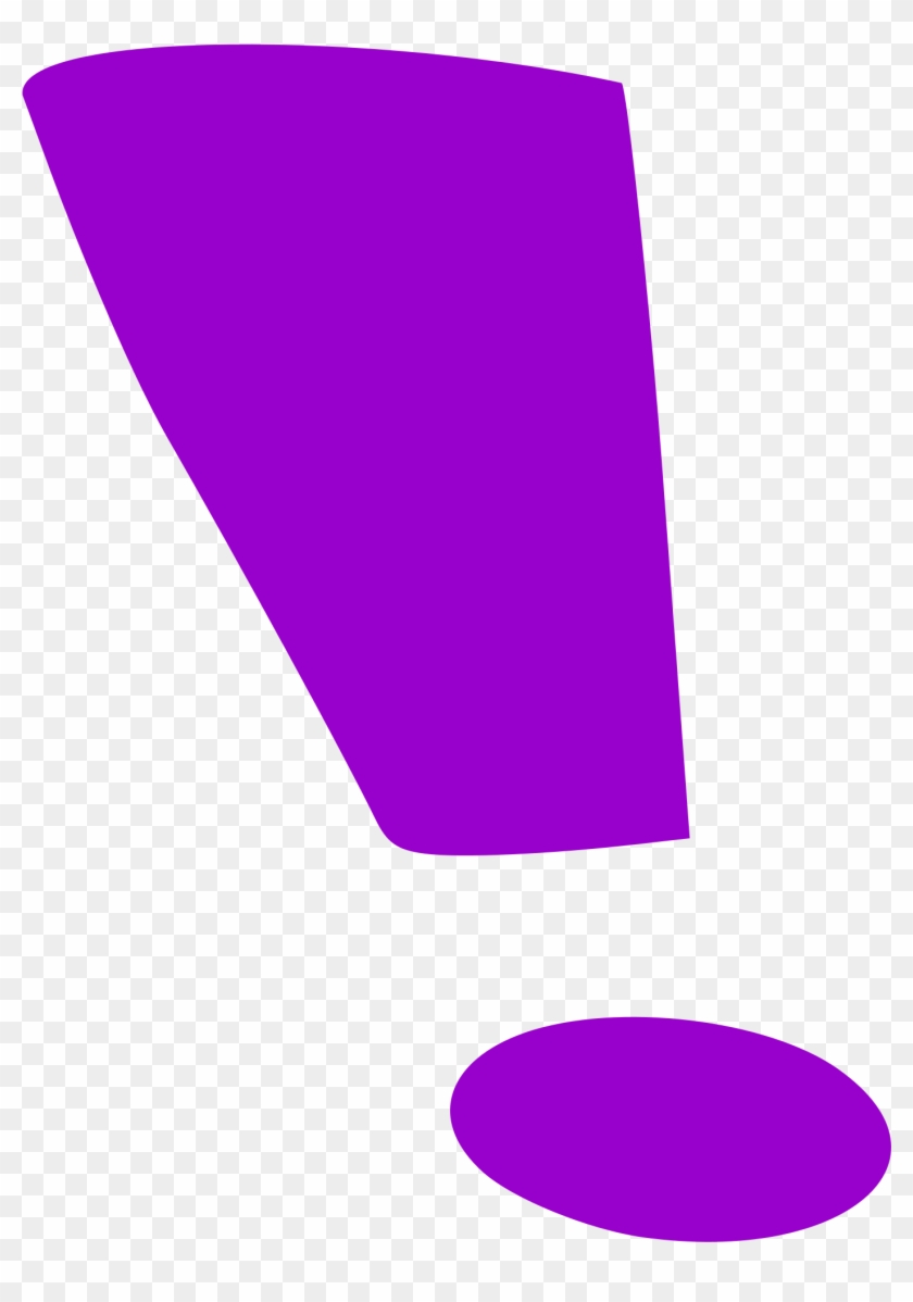 Purple Exclamation Mark - Purple Exclamation Mark #788759