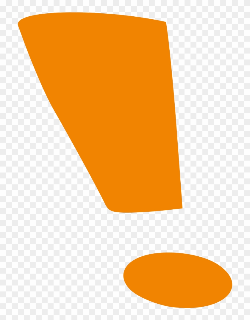Orange Exclamation Mark - Orange Exclamation Mark #788778