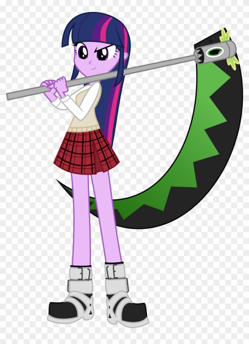Bubblestormx, Crossover, Equestria Girls, Safe, Scythe, - Equestria Girls And Soul Eater #788832