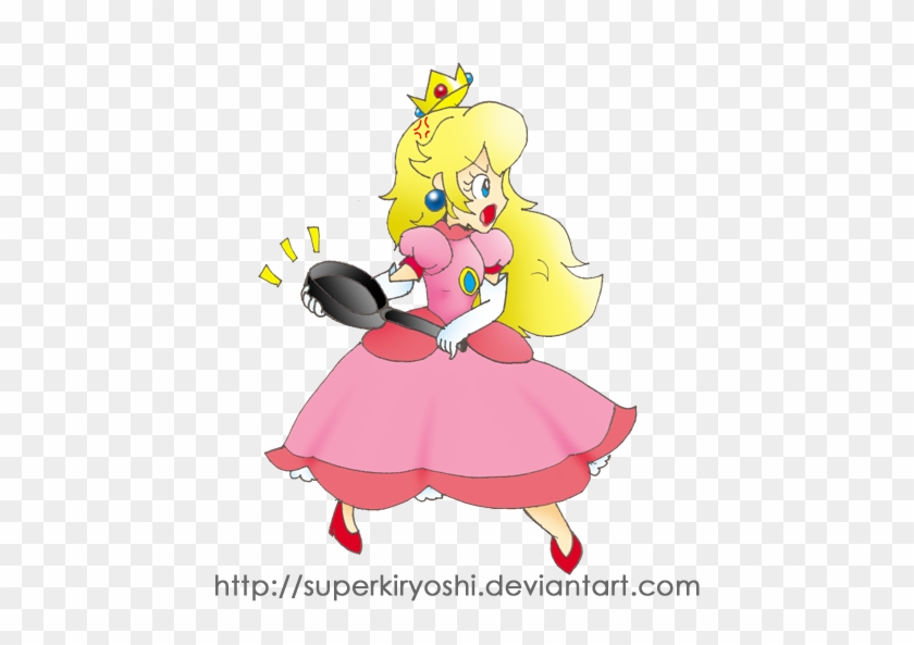 Collab Entry By Zieghost - Peach With Frying Pan #788920