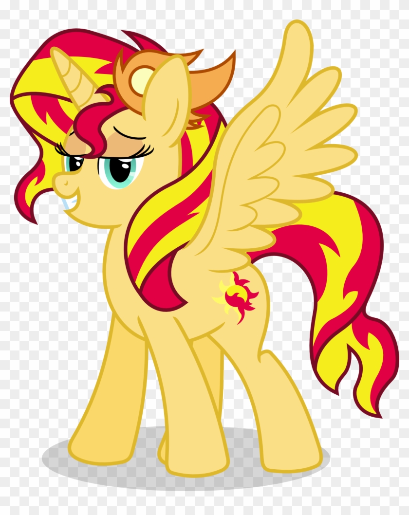 Mlp Sunset Shimmer Vector For Kids - Princess Sunset Shimmer My Little Pony #788938