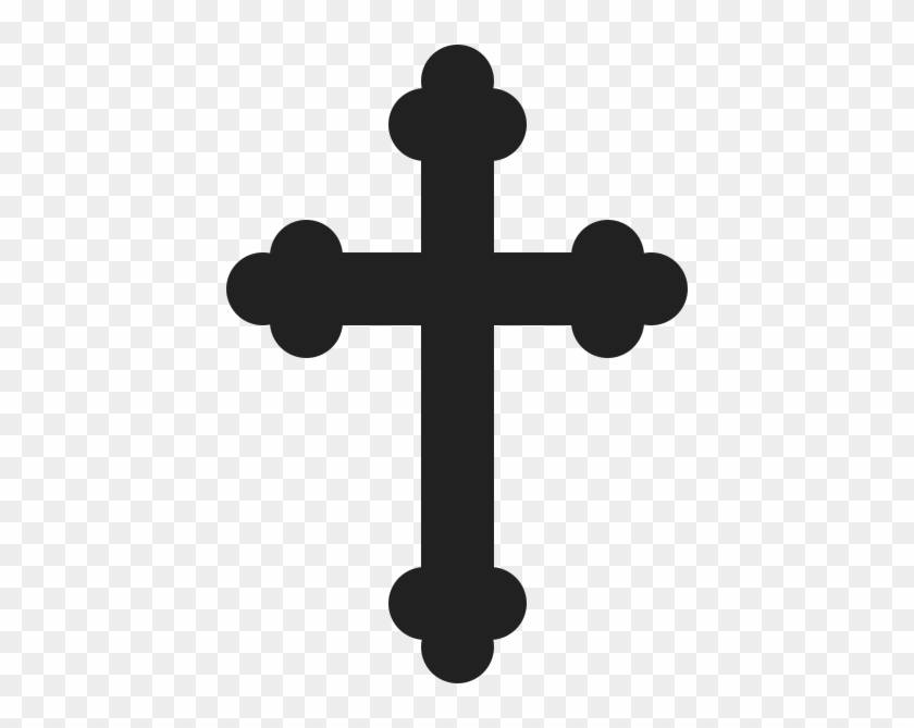 Budded Cross - Orthodox Cross Clip Art #788948