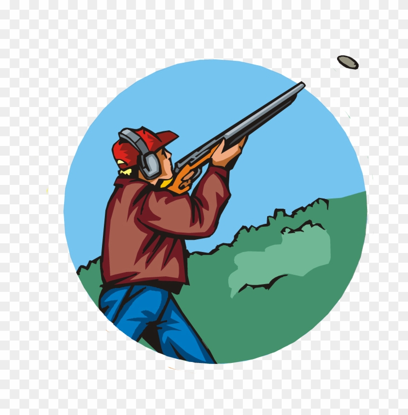 Shooting Range De Wildenberg - Wurfscheibenschießen Rundes Kissen #788983