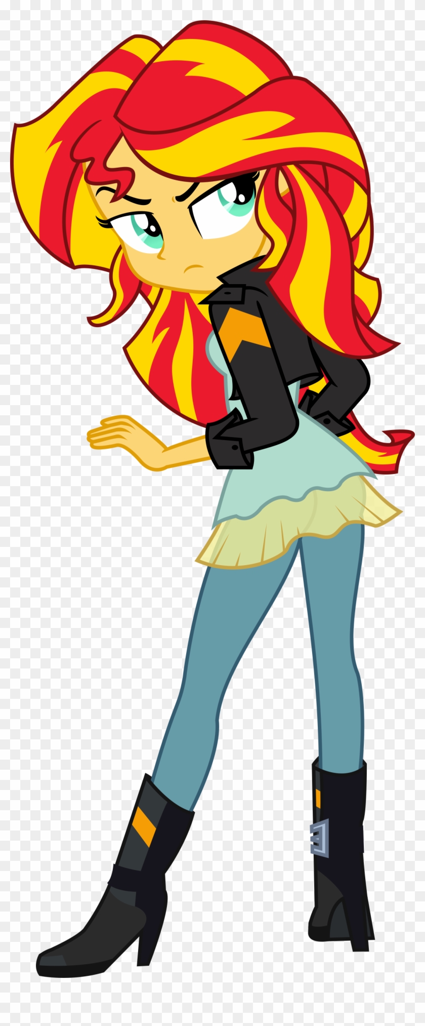 Sunset Shimmer Equestria Girls Vector - Sunset Shimmer Equestria Girl #789028