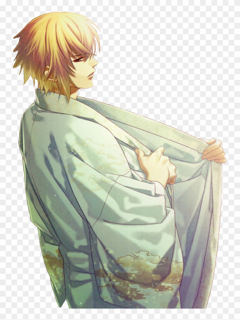 Kazama Chikage Hakuouki Anime Boy Render By Maychandesu - Kazama Chikage Png #789037