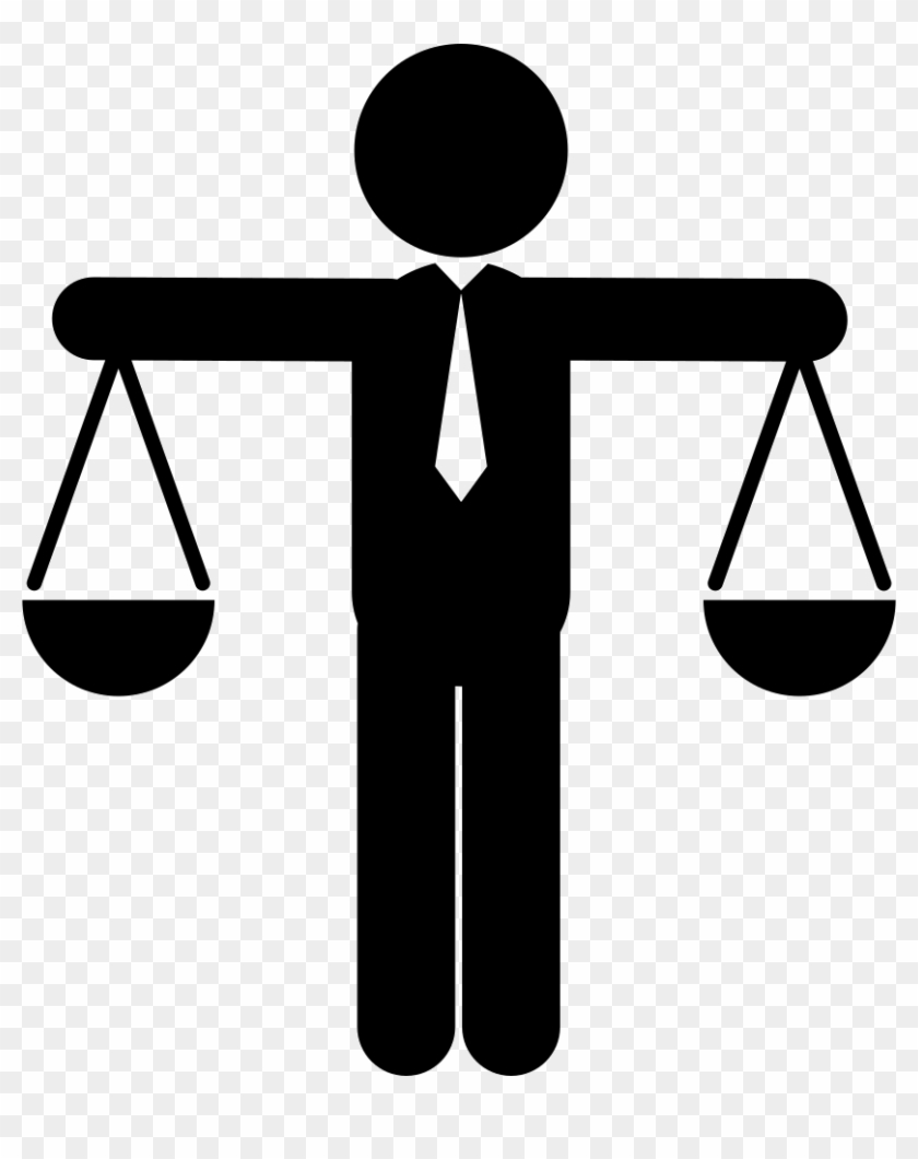 Human Male Balanced Scale Comments - Icono Balanza Png #789061