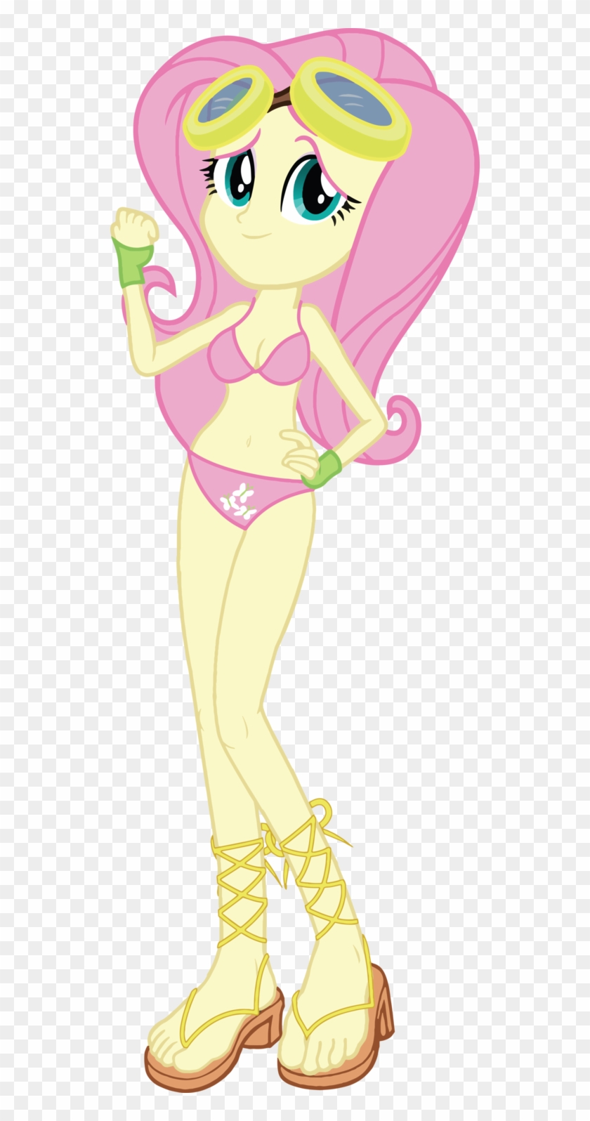 Fluttershy In Bikini By Kevintoons915 - Fluttershy #789097