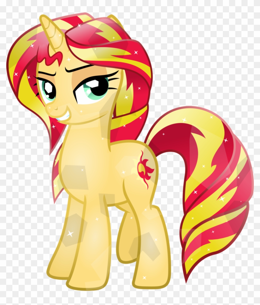 My Little Pony Sunset Shimmer Human - Sunset Shimmer Crystal Pony #789148