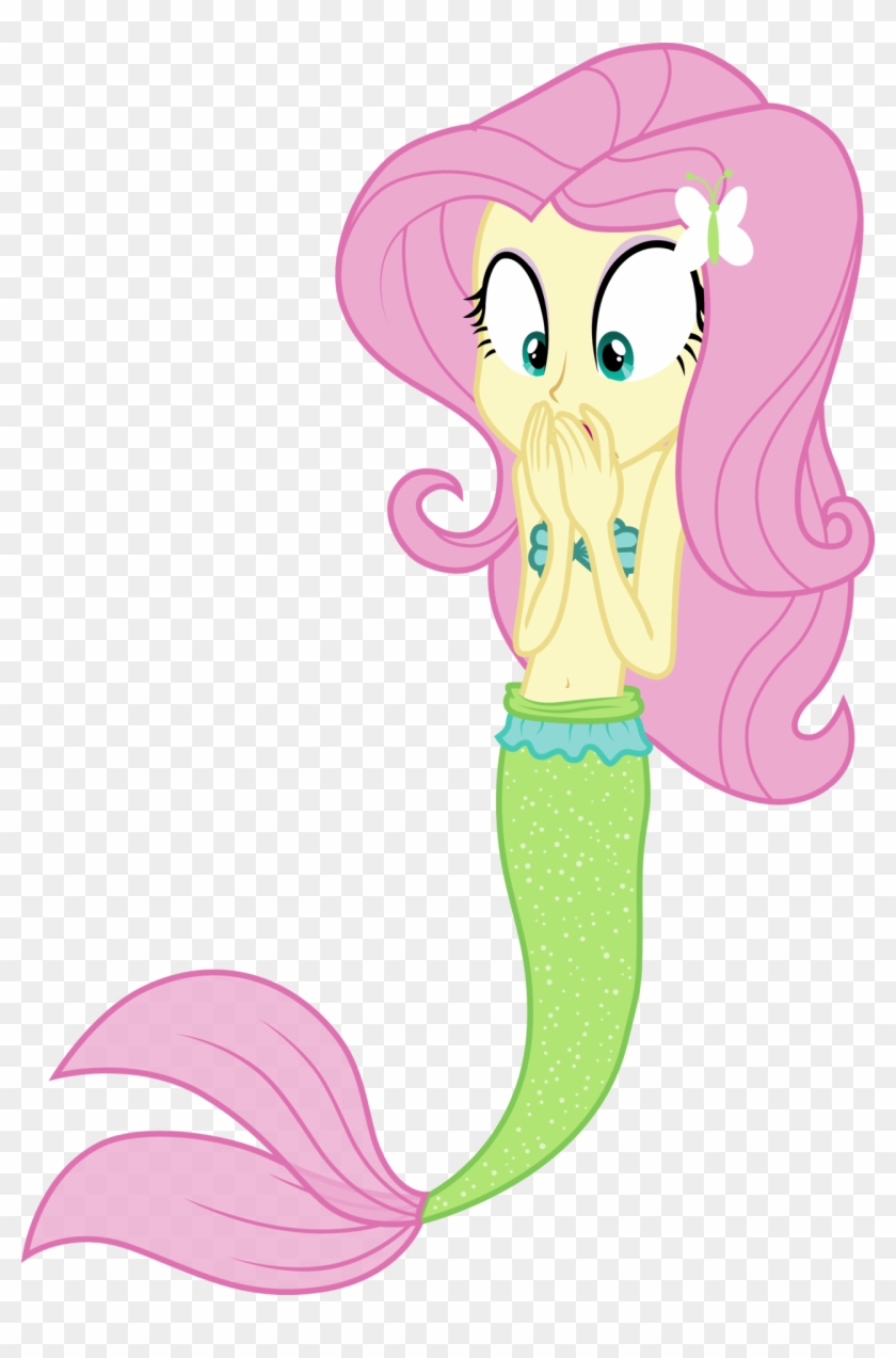 Mermaid By Liggliluff Fluttershy - My Little Pony Equestria Girl Mermaid #789163