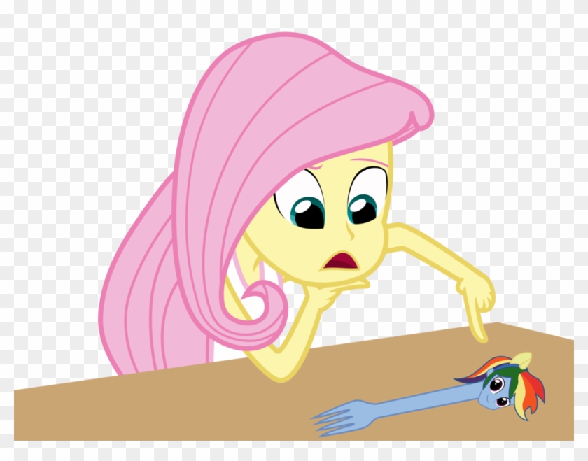Fluttershy's Meal By Magicalmicrowaveoven - Art #789172