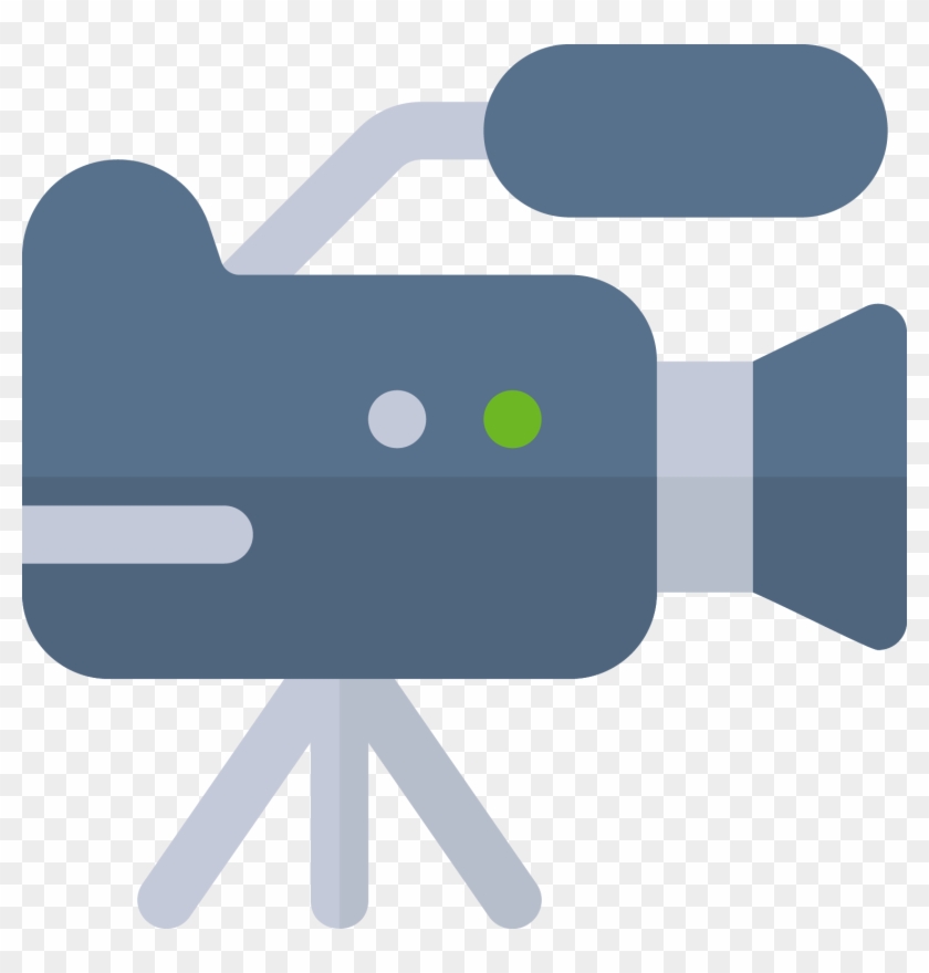 Scalable Vector Graphics Video Camera Icon - News Camera Cartoon #789196