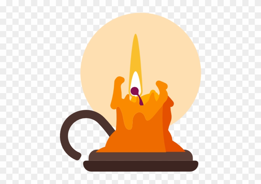 Candle Free Icon - Halloween Candle Png #789201