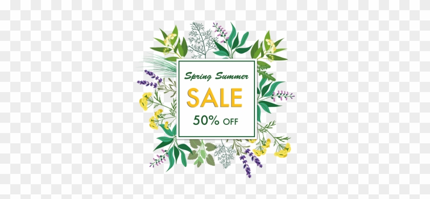 Sping Suumer Sale Offer Vector, Spring, Summer, Sale - Sony Ericsson T707 Pink #789407