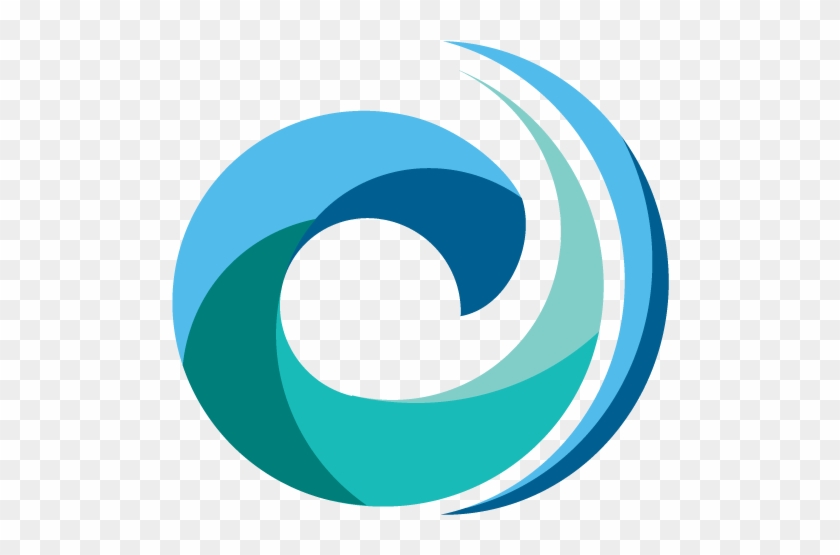 C Wave Logo Transparent #789485