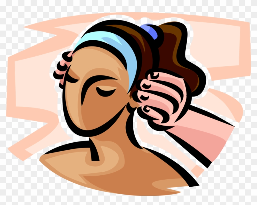 Vector Illustration Of Massage Therapist Masseuse Promotes - Imovie #789492