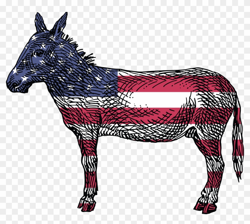 Free Clipart Of A Democratic Donkey - Reasons To Vote For Democrat #789518
