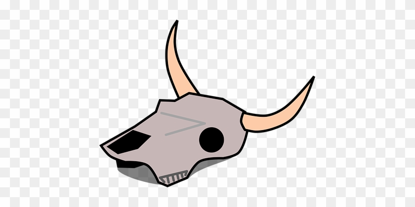 Cow, Dead, Desert, Skull - Craneo Vaca Png #789560
