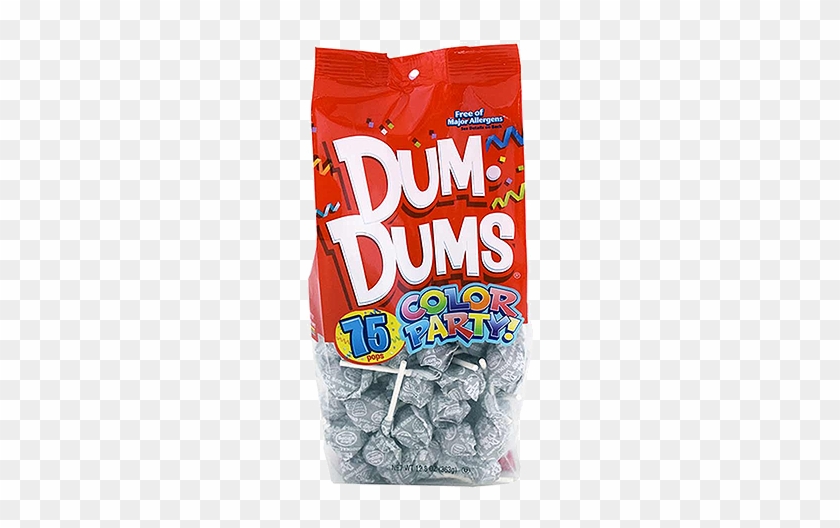 Dum Dums Color Party Silver Tropi-berry Lollipops - Dum Dums #789723