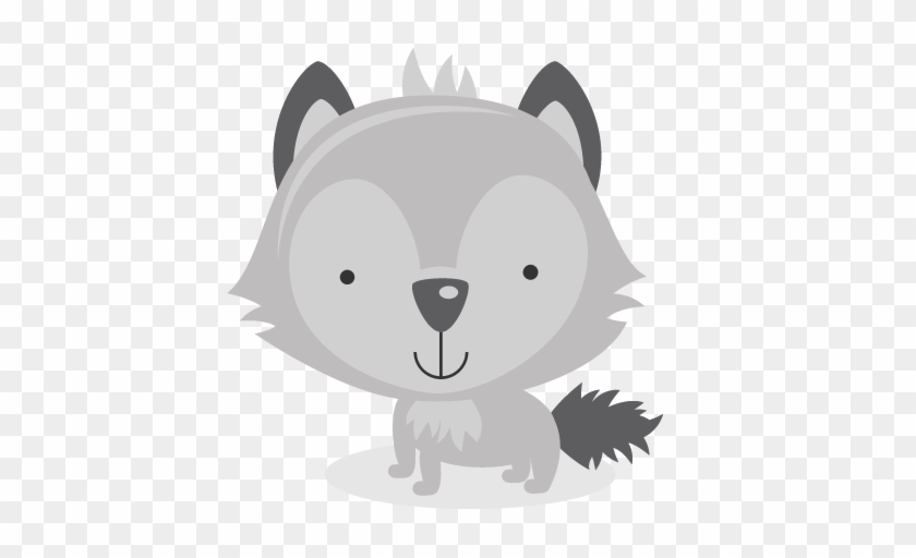 Cool Cartoon Baby Wolf Cute Wolf Svg Cut File For Scrapbooking - Cute Wolf  Clipart - Free Transparent PNG Clipart Images Download
