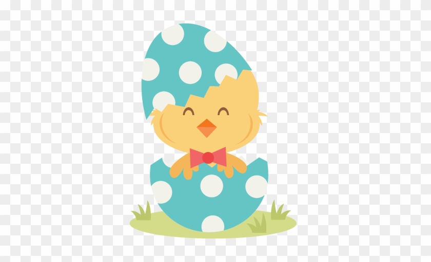 Easter Chick Svg Scrapbook Cut File Cute Clipart Files - Drawing #789732