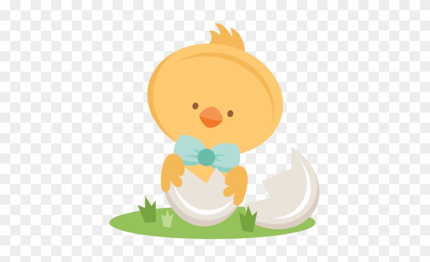 Easter Chick Svg Scrapbook Cut File Cute Clipart Files - Sea #789735