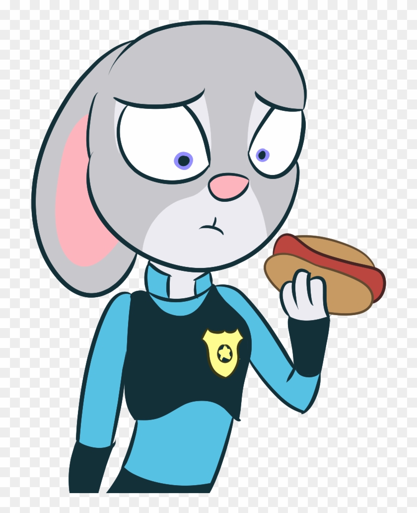 Judy Hopps Eating A Hot Dog By X Guy5467 On Deviantart - Hot Of Judy Hopps #789763