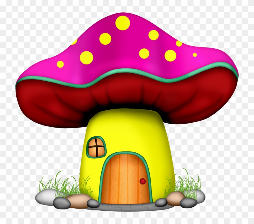 18 Fantasy Easter - Mushroom House Clipart #789776