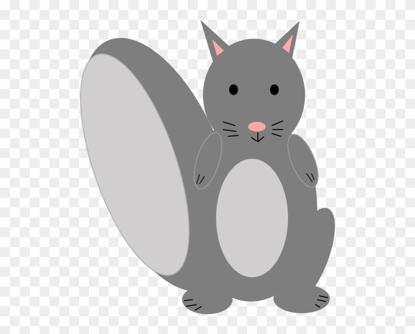 Squirrel Smile Clip Art At Clker - Grey Squirrel Clipart #789857